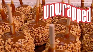 How Caramel Apples Are Made  Unwrapped  Food Network [upl. by Janka]