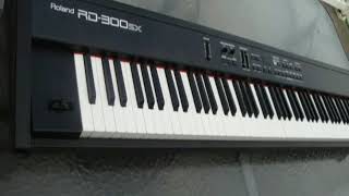 ROLAND RD300SX ACOUSTIC PIANO DEMO [upl. by Annairam]