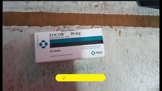 Zocor 20 MG Tablet [upl. by Higgins582]