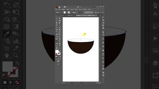 Quick Coconut Illustration for Beginners  Adobe Illustrator 1Minute Guide [upl. by Esilenna]