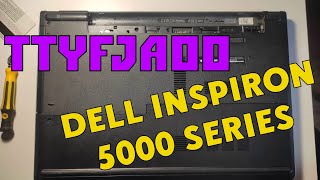 TTYFJA00 Dell Inspiron 5000 Series  Замена разъёма питания  Ремонт креплений петель [upl. by Zipnick]