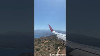 EasyJet A320 Landing In Heraklion International Airport a320 aviation shorts [upl. by Kerekes404]