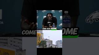 AJ Brown Not Excited about Brazil Game philadelphiaeagles football viralvideo yt nfl sports [upl. by Blanding]