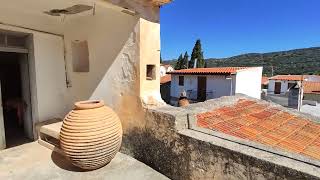 Traditional Cretan house in need of renovation Lakonia Crete [upl. by Aneleasor]