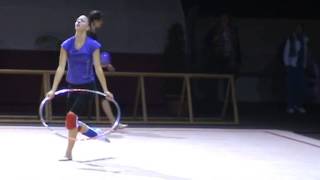 Melitina Staniouta Hoop Training Grand Prix Thiais 2013 [upl. by Nylarak]