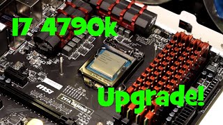 MSI Z97a Gaming 7 wI7 4790K Upgrade [upl. by Chrisoula]