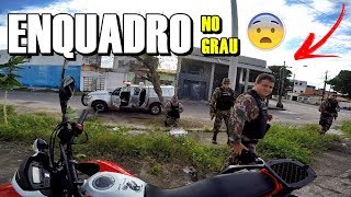 POLÍCIA ME PEGOU EMPINANDO E FUI RECONHECIDO ENQUADRO [upl. by Yleoj]