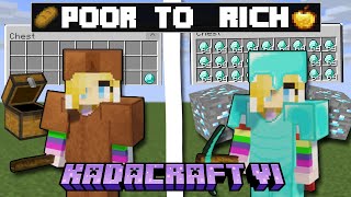 Kadacraft 6 Ep4  POOR TO RICH UNLIMITED DIAMONDS [upl. by Noned325]