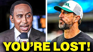 Stephen A Smith JUST OBLITERATED Aaron Rodgers amp Rodgers Is FURIOUS [upl. by Glenden]