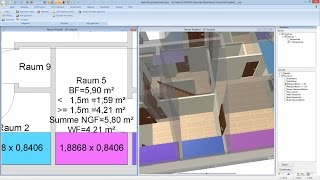 cadvilla® Support  Raumbuch Flächenauswertung DIN 277 WoFlV [upl. by Reggy]