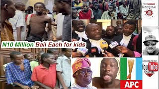 N10 Million Bail Each for kids who protested against hardships APC [upl. by Denyse65]