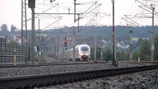 ICE 3 mit 200 kmh bei Petershausen HD [upl. by Noryahs]