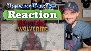 Deadpool amp Wolverine  TEASER TRAILER REACTION  Hugh Jackman Is Back [upl. by Nalrah68]