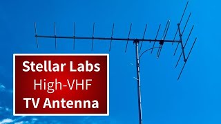 Stellar Labs Deep Fringe HiVHF TV Antenna 302476 A High Gain High VHF TV Antenna [upl. by Eceer]