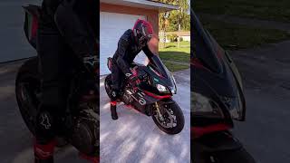 2020 APRILIA RSV4 1100 FACTORY AUSTIN RACING Exhaust System Sound aprilia rsv41100factory shorts [upl. by Gerty]