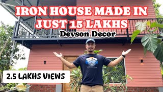 FINISHING LOOKS LIKE A BRICK HOUSE  IRON HOUSE MADE BY DEVSON DECOR IN JUST 15 LAHKS IMPHAL [upl. by Goodhen]