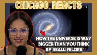 How the Universe is Way Bigger Than You Think by RealLifeLore  First Time Reactions [upl. by Chaworth393]