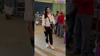 Ritika Singh Spotted At Airport [upl. by Alrac353]