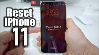 How To Reset amp Restore your Apple iPhone 11  Factory Reset [upl. by Henriques]