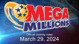 Mega Millions drawing for March 29 2024 [upl. by Anirok]