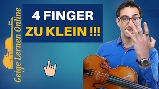 quotMein 4 Finger ist zu kleinquot Wie du mühelos die Töne auf der Geige mit deinem 4 Finger triffst [upl. by Pleasant]