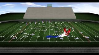 Marching Band Drill  Parkview HS 2014 [upl. by Lapo]