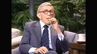 George Burns on his rift with Groucho Marx on Johnny Carson Show [upl. by Anatnom]