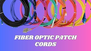 Types of Fiber Patch Cords [upl. by Laehcor787]