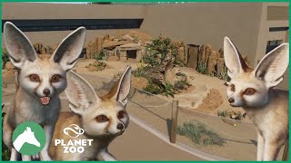 Fennec Fox Habitat  Desert House  Elm Hill City Zoo  Planet Zoo [upl. by Neale675]