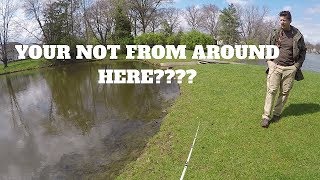 Guy Tries To Kick Me Out For Fishing In My Own Pond [upl. by Starinsky]