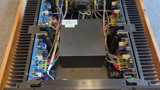 Harman Kardon Citation 71 hifi 4 channel bridgeable power amplifier internal insides [upl. by Ahsienad]