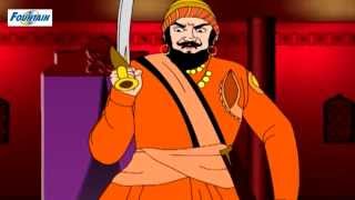 Shivaji Maharaj Marathi Animated Story  Shahiste Khanawar Halla [upl. by Bradway164]