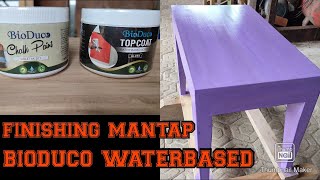 Finishing meja belajar menggunakan Bioduco Chalkpaint dan Bioduco Top Coat  Cat Bioduco Waterbased [upl. by Jeroma731]