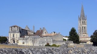 Village de SaintEmilion et ses célèbres vignobles world famous wines HD [upl. by Arola]