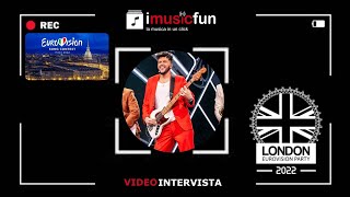 Citi Zēni Latvia Intervista London Eurovision Party 2022 [upl. by Tillion]