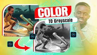 Convert ANY Color Image to Grayscale in SECONDS [upl. by Kenney]