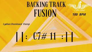 Backing Track Fusion Lydian Dominant in C Vamp [upl. by Brody]