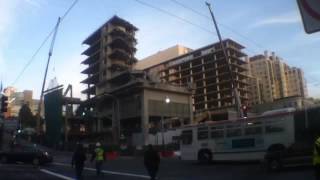 Demise of the Jack Tar Hotel San Francisco November 2013May 14 [upl. by Eener]