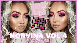 ABH NORVINA VOL 4 Palette Tutorial 💓 meh not my best look lol [upl. by Redwine78]