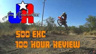 2016 KTM 500 EXC review 100 hr review [upl. by Aedrahs]