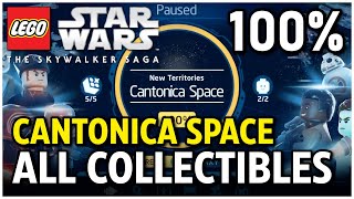 Cantonica Space All Collectibles 100 Guide  LEGO Star Wars The Skywalker Saga [upl. by Bettzel]