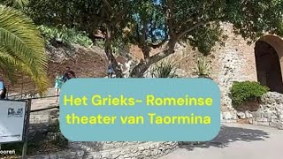 Sicilië  Het GrieksRomeinse theater van Taormina [upl. by Ayaj649]