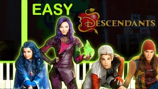 ALL Disneys Descendants Songs on Piano [upl. by Serg]