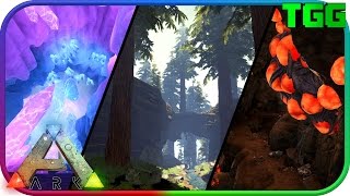 Ark Survival Evolved  The Center Redwood Biome amp Cave Update Ark Mod Spotlights [upl. by Stacey]