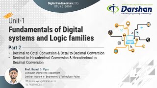 Decimal to Octal Conversion Decimal to Hexadecimal Conversion and vice versa  Unit1 02 [upl. by Enala]