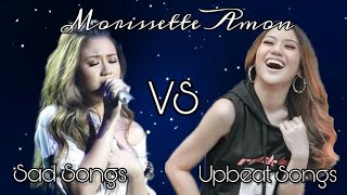 Morissette Amon  Sad Songs VS Upbeat Songs [upl. by Kissee]