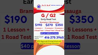 G or G2 driving test in Brampton Early Road Test [upl. by Knowland]