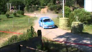 rallye du forez 2015 crash and show [upl. by Einaoj]