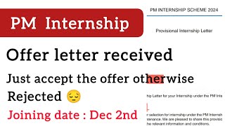 PM Internship offer letter download  how to download pm Internship offer letter [upl. by Jenkins]