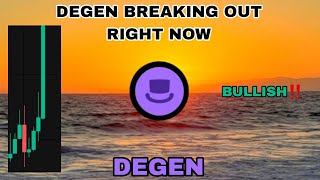 DEGEN COIN BREAKING OUT IN NOVEMBER 2024‼️ DEGEN BULLISH SIGNAL‼️ DEGEN CRYPTO WONT STOP [upl. by Robyn]